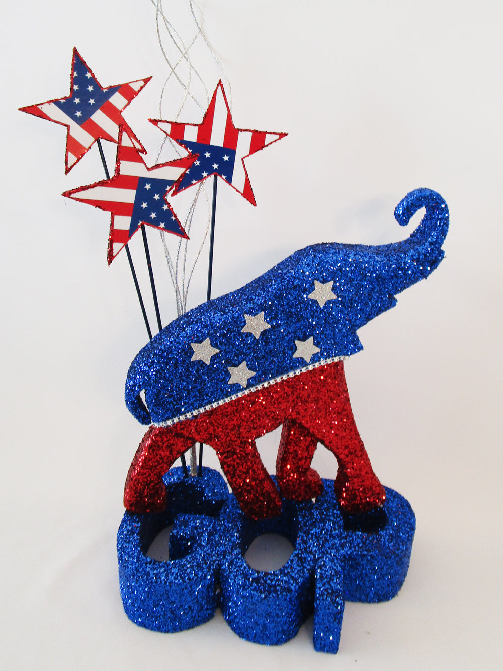 GOP elephant centerpiece - Designs by Ginny