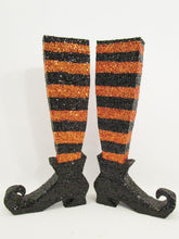 Load image into Gallery viewer, Styrofoam Halloween witch boots - Designs by Ginny
