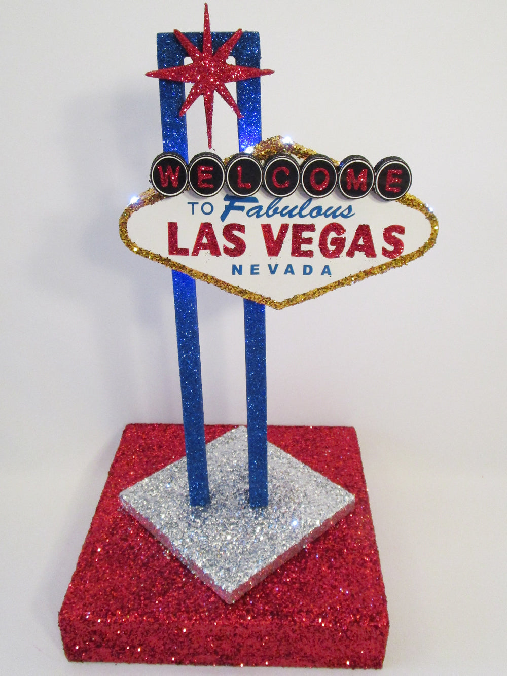Las Vegas Sign Centerpiece - Designs by Ginny