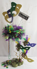 Load image into Gallery viewer, Mardi Gras Table centerpiece - Designs by Ginny
