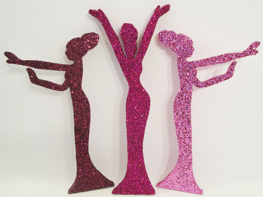 Motown singers Styrofoam cutouts - Designs by Ginny