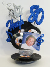 Load image into Gallery viewer, 80th birthday Motown centerpiece - Designs by Ginny
