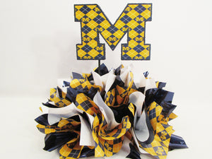 University of Michigan M Logo Table Centerpiece