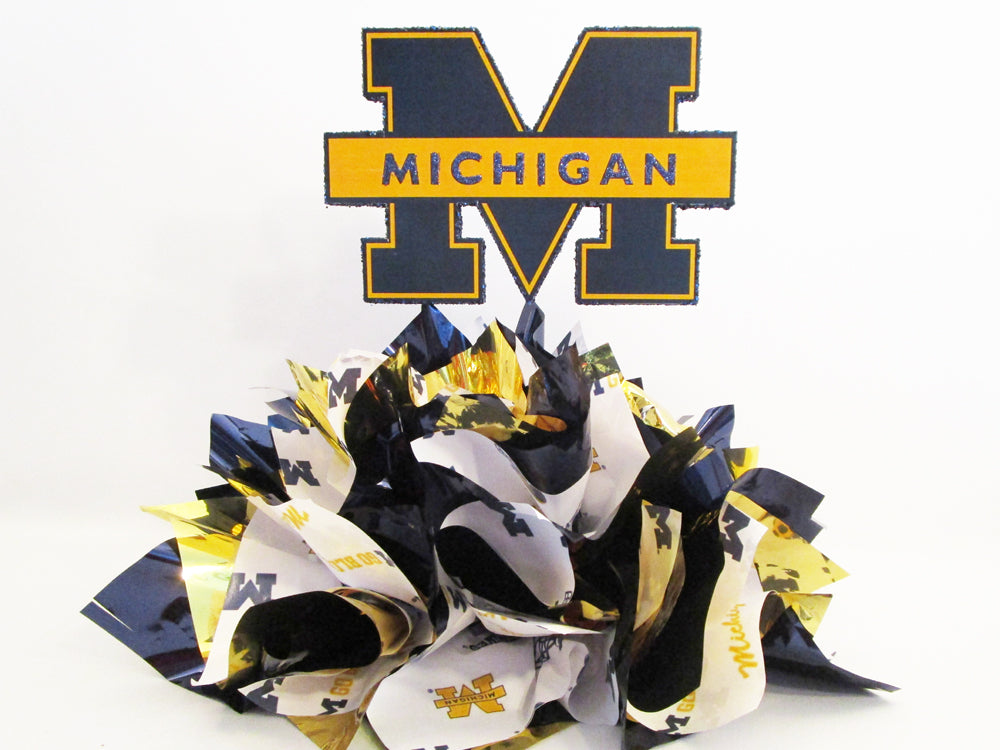 University of Michigan centerpiece - Designs by Ginny
