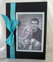Load image into Gallery viewer, Tiffany Blue and Black Booklet Program
