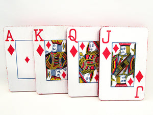 Diamond playing card styrofoam cutout - Designs by  Ginny