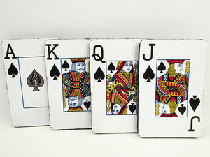 Spade playing card styrofoam cutout - Designs by Ginny