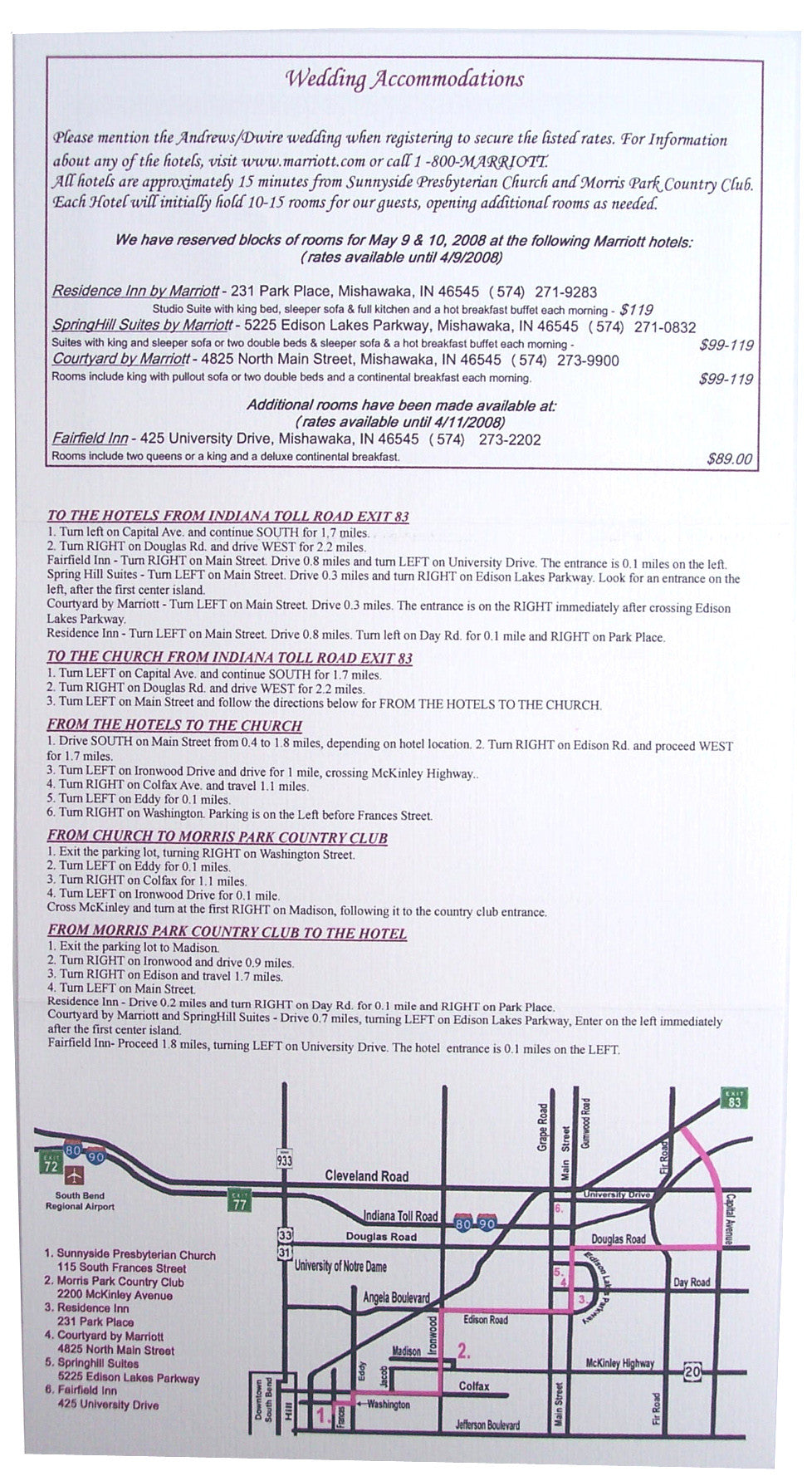 Vellum Overlay & Bow Wedding Invite Sample