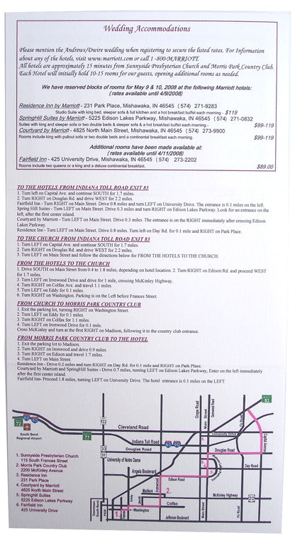 Vellum Overlay & Bow Wedding Invite Sample