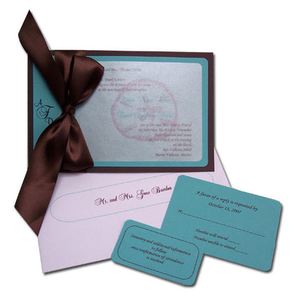 Sand Dollar Wedding Invite Sample
