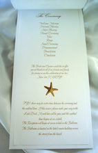 Load image into Gallery viewer, Star Fish themed Wedding Invite
