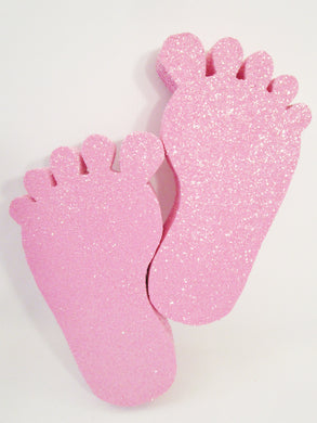 Large Pair of baby feet styrofoam cutout - Designs by Ginny