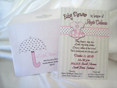 Baby Shower invite - Designs by Ginny