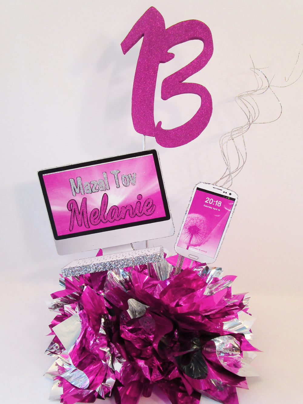 Computer Themed Centerpiece -Birthday or Techy – Designs by Ginny