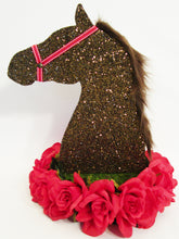 Load image into Gallery viewer, Styrofoam horsehead centerpiece - Designs by Ginny
