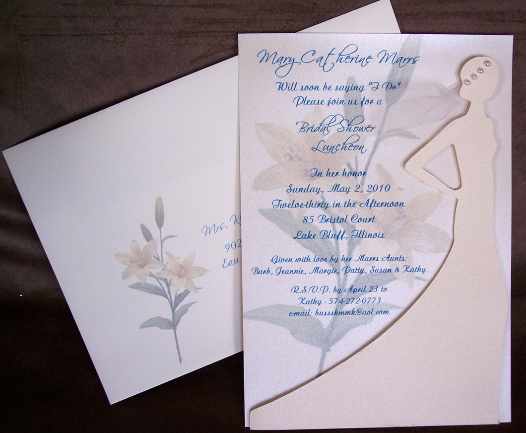Bridal shower invite - Designs by Ginny