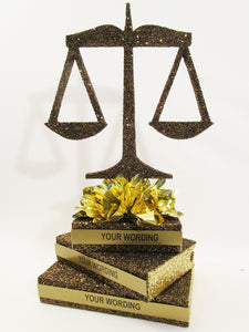 Bronze Scales Of Justice Centerpiece - Designs by Ginny