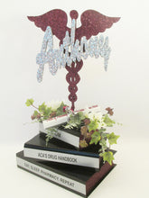 Load image into Gallery viewer, Medical Caduceus symbol graduation centerpiece - Designs by Ginny 
