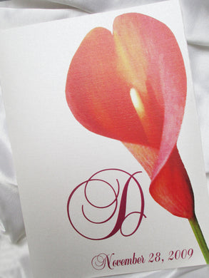 Orange Lily Wedding Invite - Designs by Ginny