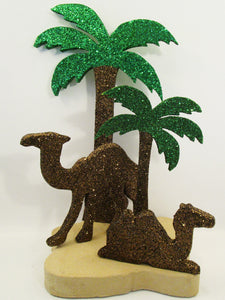 Palm tree & Camel centerpiece - Designs by Ginny