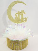 Load image into Gallery viewer, Cats on the Moon Styrofoam centerpiece - Designs by Ginny
