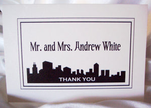 Chicago Skyline Wedding Invite