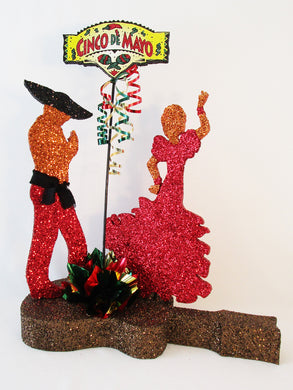 Mexican dancers centerpiece - Designs by Ginny