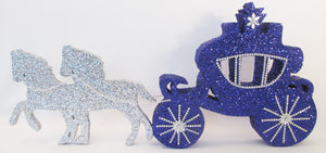 Cinderella Carriage and horses centerpiece - Designs by Ginny