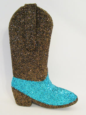 Styrofoam Cowboy Boot cutout - Designs by Ginny