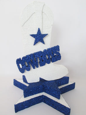 Cowboys table centerpiece - Designs by Ginny