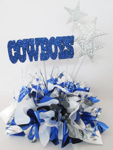 Cowboys table centerpiece - Designs by Ginny