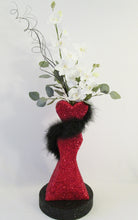 Load image into Gallery viewer, Styrofoam Dress shape form &amp; silks centerpiece - Designs by Ginny
