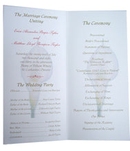 Load image into Gallery viewer, Calla Lily Wedding Program - Designs by Ginny
