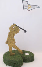 Load image into Gallery viewer, Female golfer centerpiece - Designs by Ginny
