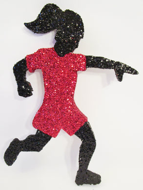 female soccer player cutout - Designs by Ginny