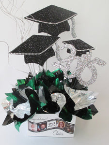 Grad Caps & filmstrip base & year Centerpiece