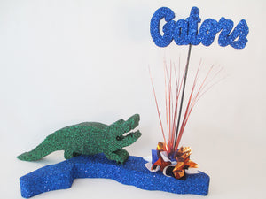 Florida Gators centerpiece - Designs by Ginny