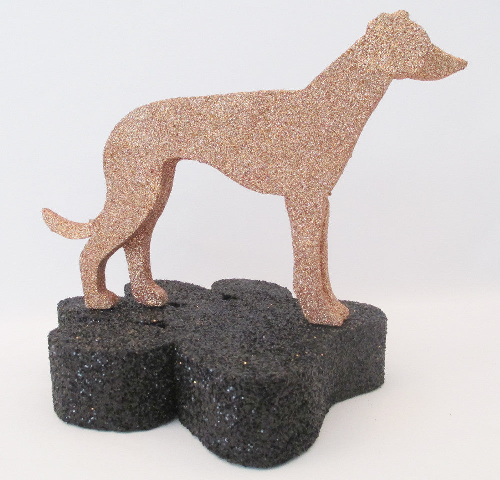 Greyhound Dog on Paw
