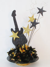 Load image into Gallery viewer, Guitar on record centerpiece - Designs by Ginny
