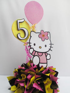 Hello Kitty birthday centerpiece - Designs by Ginny