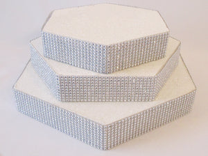 Styrofoam hexagon centerpiece base - Designs by Ginny