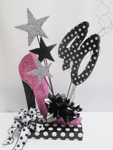 40th High Heel Shoe Centerpiece - Designs by Ginny