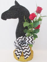 Load image into Gallery viewer, Horse Head Styrofoam centerpiece - Designs by Ginny
