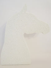 Load image into Gallery viewer, white horse head styrofoam cutout - Designs by Ginny
