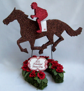 Horse and Jockey Centerpiece -Designs by Ginny