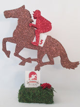 Load image into Gallery viewer, Horse and Jockey Centerpiece -Designs by Ginny
