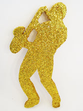 Load image into Gallery viewer, Jazz sax player cutout - Designs by Ginny
