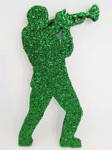 Jazz trumpet player cutout - Designs by Ginny