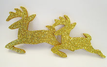Load image into Gallery viewer, Styrofoam jumping reindeer cutouts - Designs by Ginny

