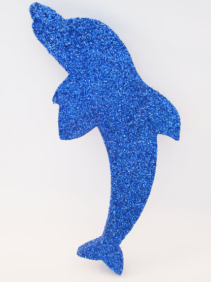 Blue dolphin Styrofoam cutout - Designs by Ginny